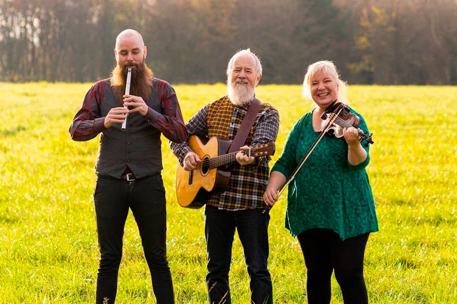 Irsk aften med Haslev Folk Club: Oplev trioen Culchie i Kultunariet